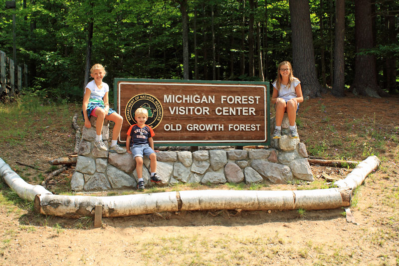 old growth visitor center